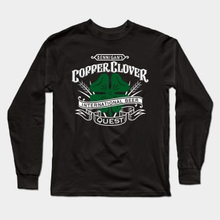 Bennigan's Copper Beer Club- Copper Clover International Beer Long Sleeve T-Shirt